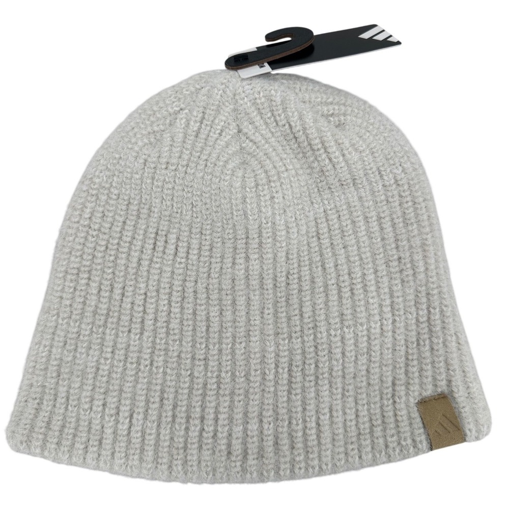 Adidas Womens Lifestyle Non Fold Beanie‎ Wonder Alumina Grey Hemp Beige JL1134